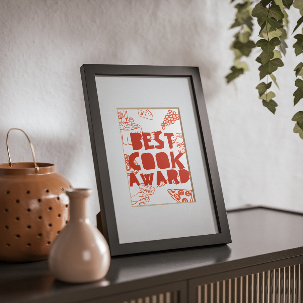 Best Cook Award for Cooking Competition Party | Create Friendly Competition With This Plaque