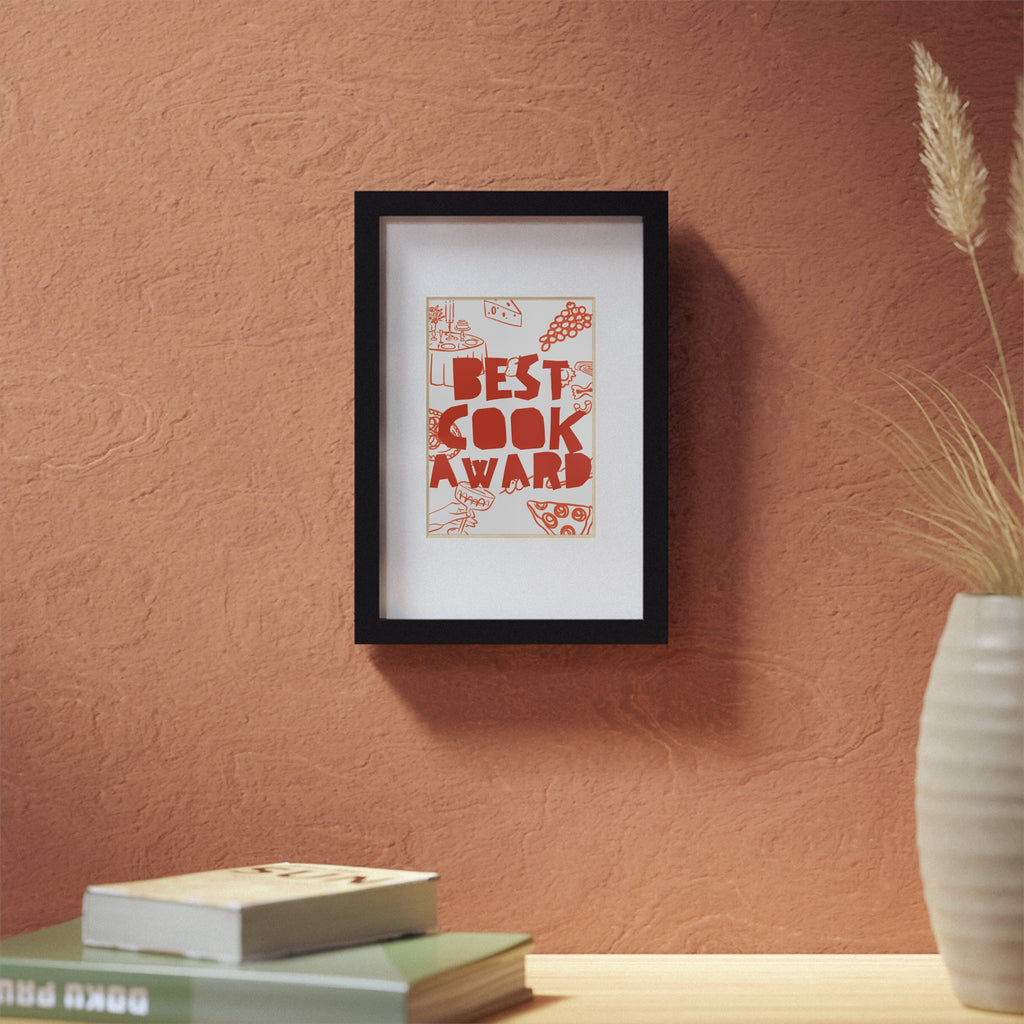 Best Cook Award for Cooking Competition Party | Create Friendly Competition With This Plaque