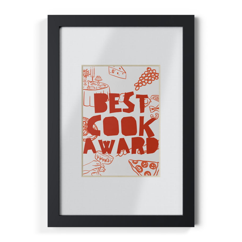Best Cook Award for Cooking Competition Party | Create Friendly Competition With This Plaque