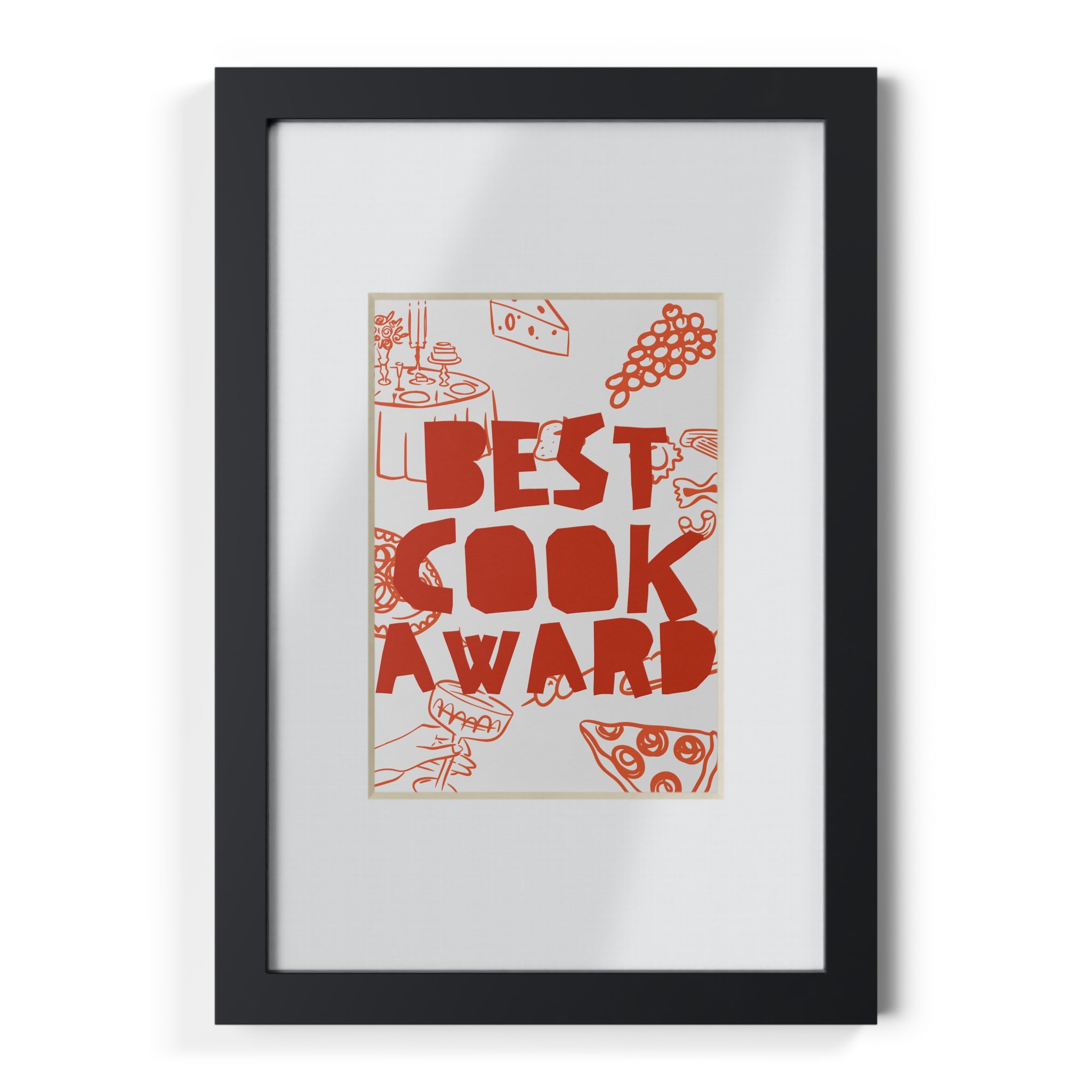 Best Cook Award for Cooking Competition Party | Create Friendly Competition With This Plaque