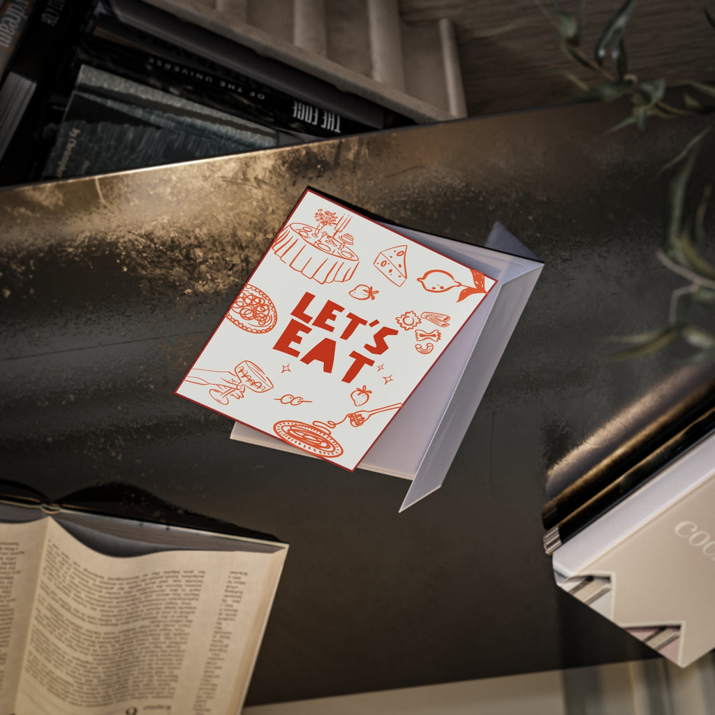 Let’s Eat Postcard – Table Setting Accent